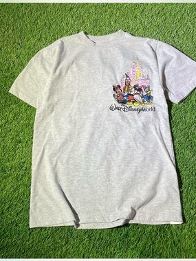 Disney Heather Gray Walt Disney World Character Graphic Tee